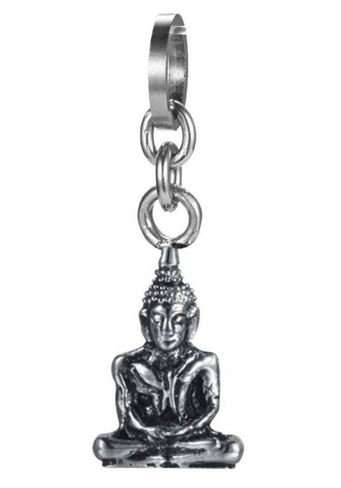 Kingka Kettenanhänger Buddha, CST008A, Edelstahl