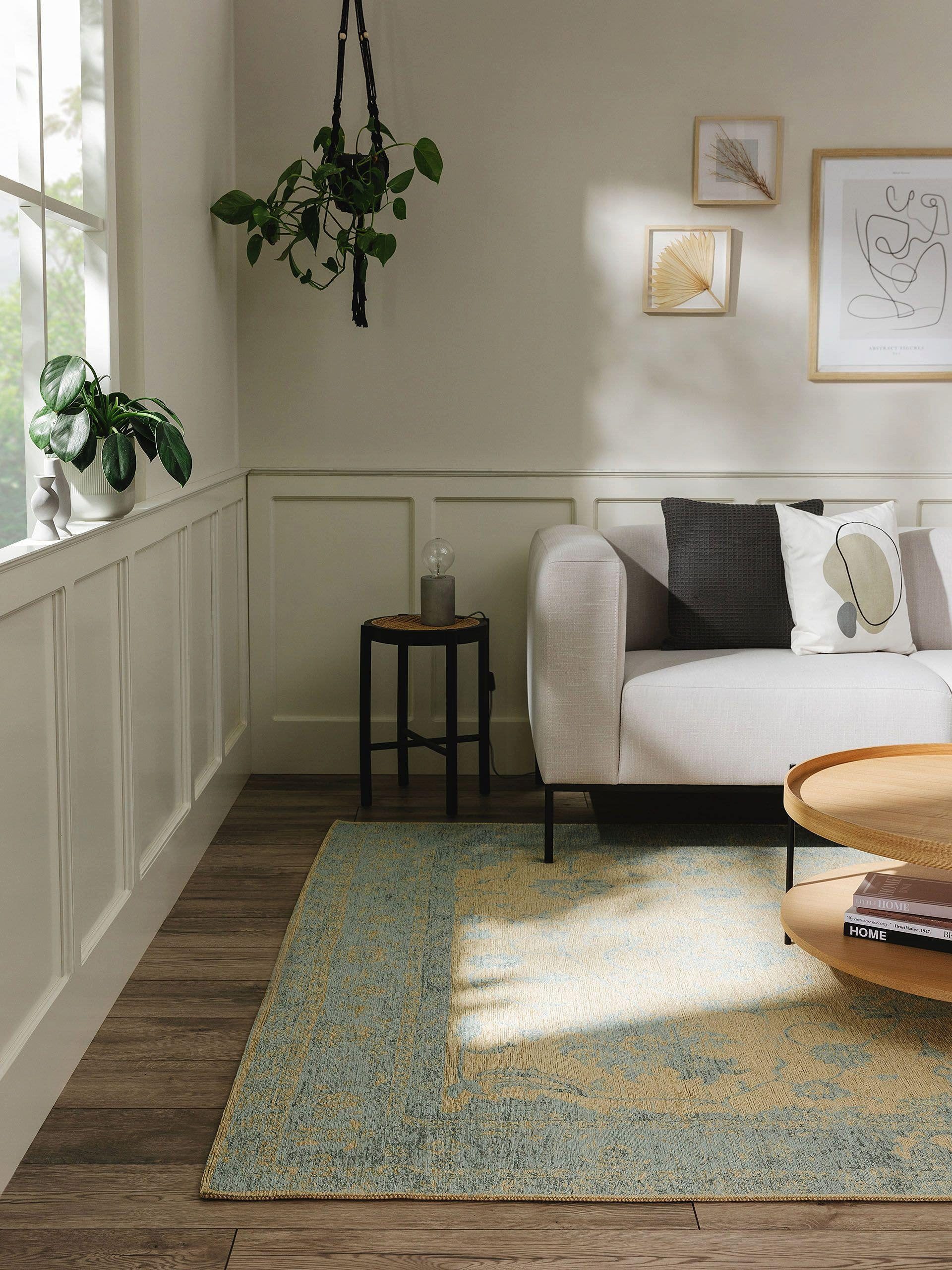 benuta Teppich Frencie, rechteckig, Höhe: 5 mm, Kunstfaser, Berber, Ethno-Style, Wohnzimmer