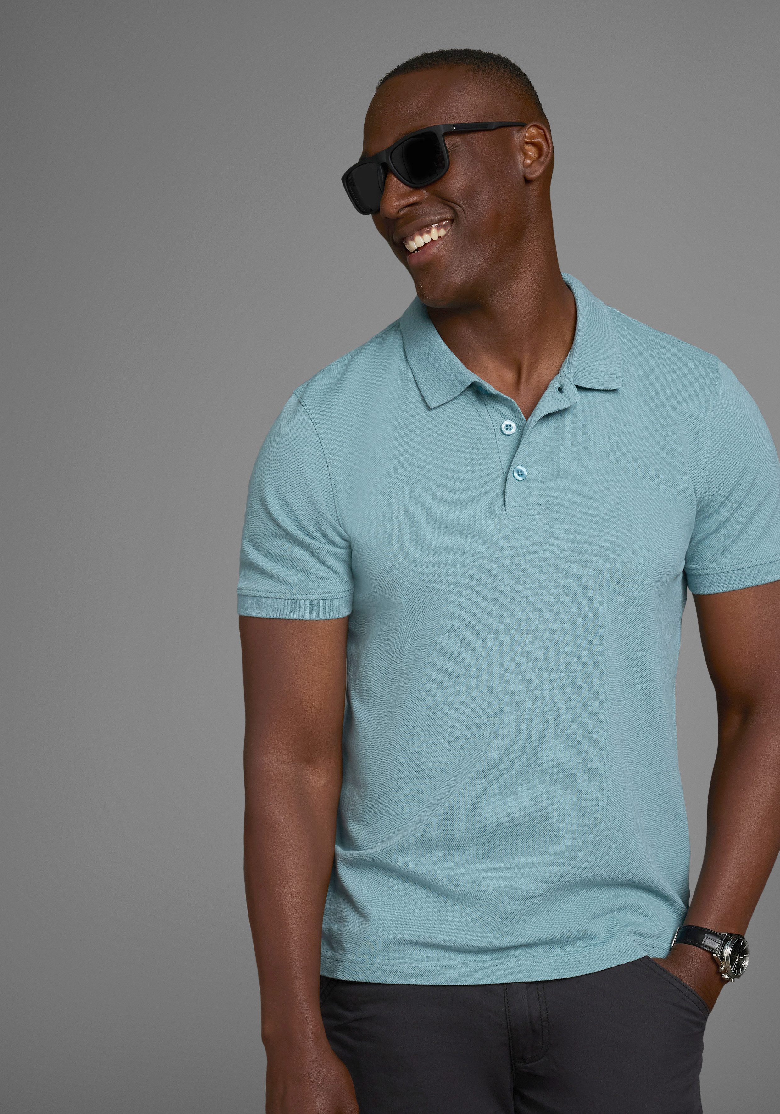Man's World Poloshirt Kurzarm, lockere Passform, günstig online kaufen