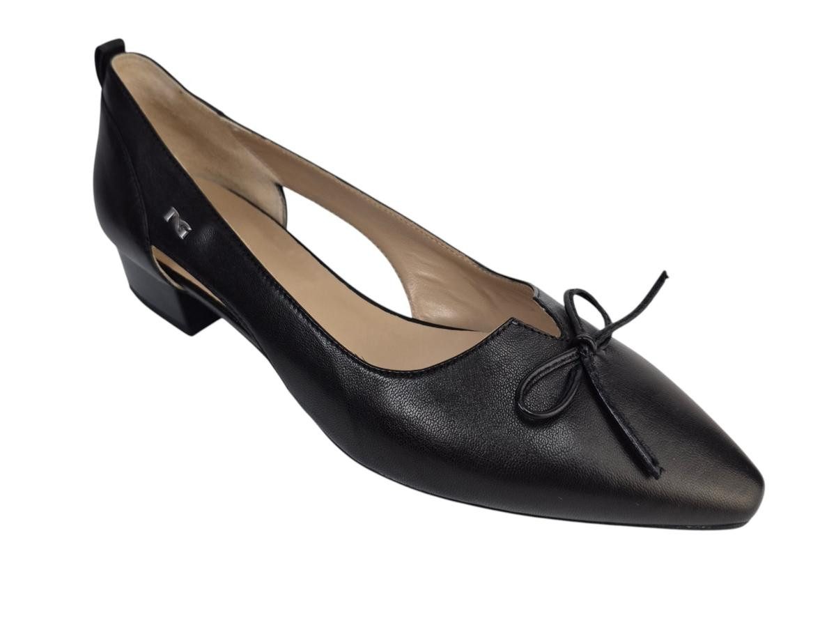 Nero Giardini Nappa schwarz Schleife Pumps