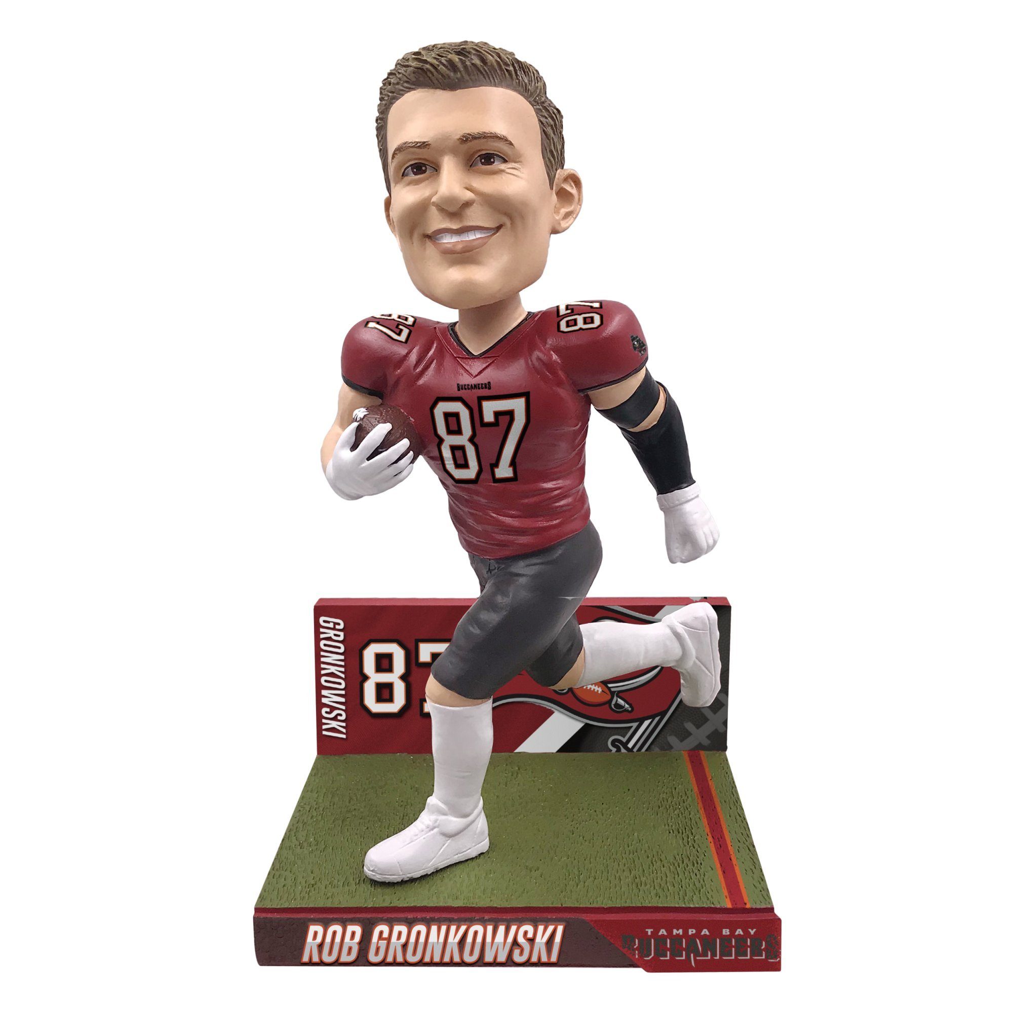 Forever Collectibles Sammelfigur Rob Gronkowski Bobblehead BIG TICKET Tampa Bay Buc