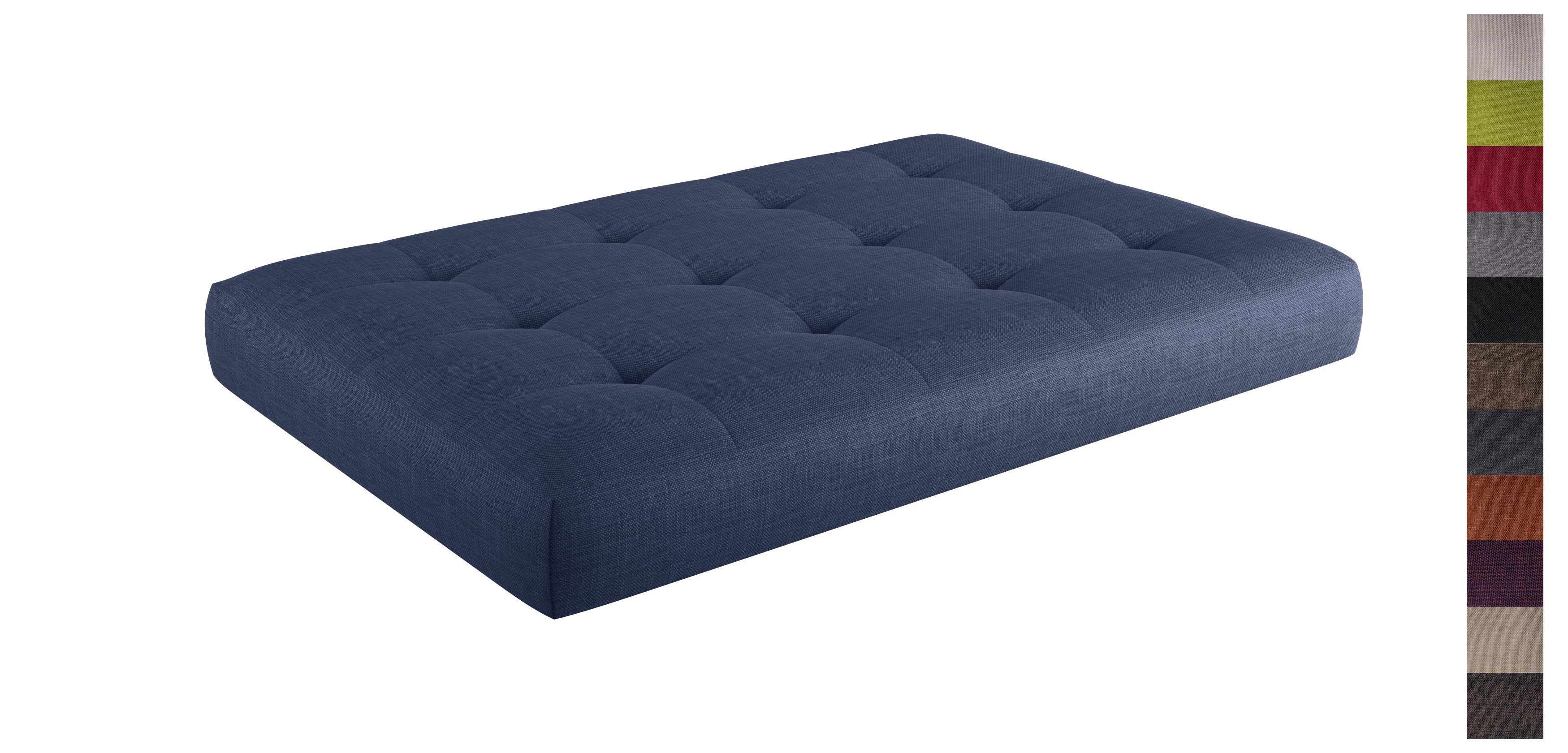 Sitzkissen Palettenkissen gesteppt Sitzkissen 120x60x15cm