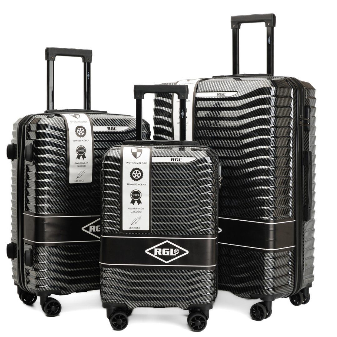 nm_trade Koffer Reisekoffer Hartschalenkoffer Trolley aus Polycarbonat L XL XXL