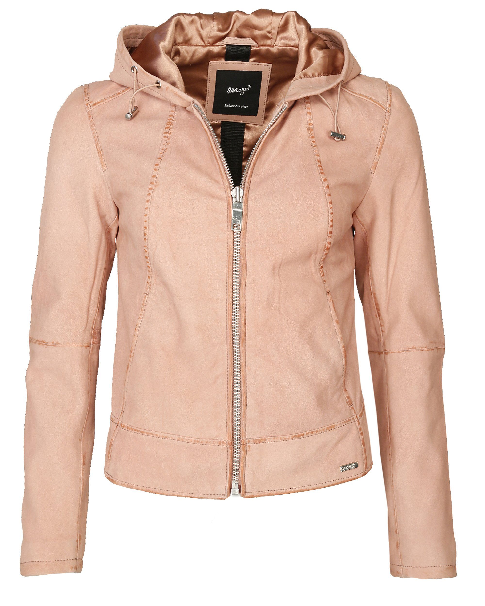 Maze old Donie Lederjacke rose