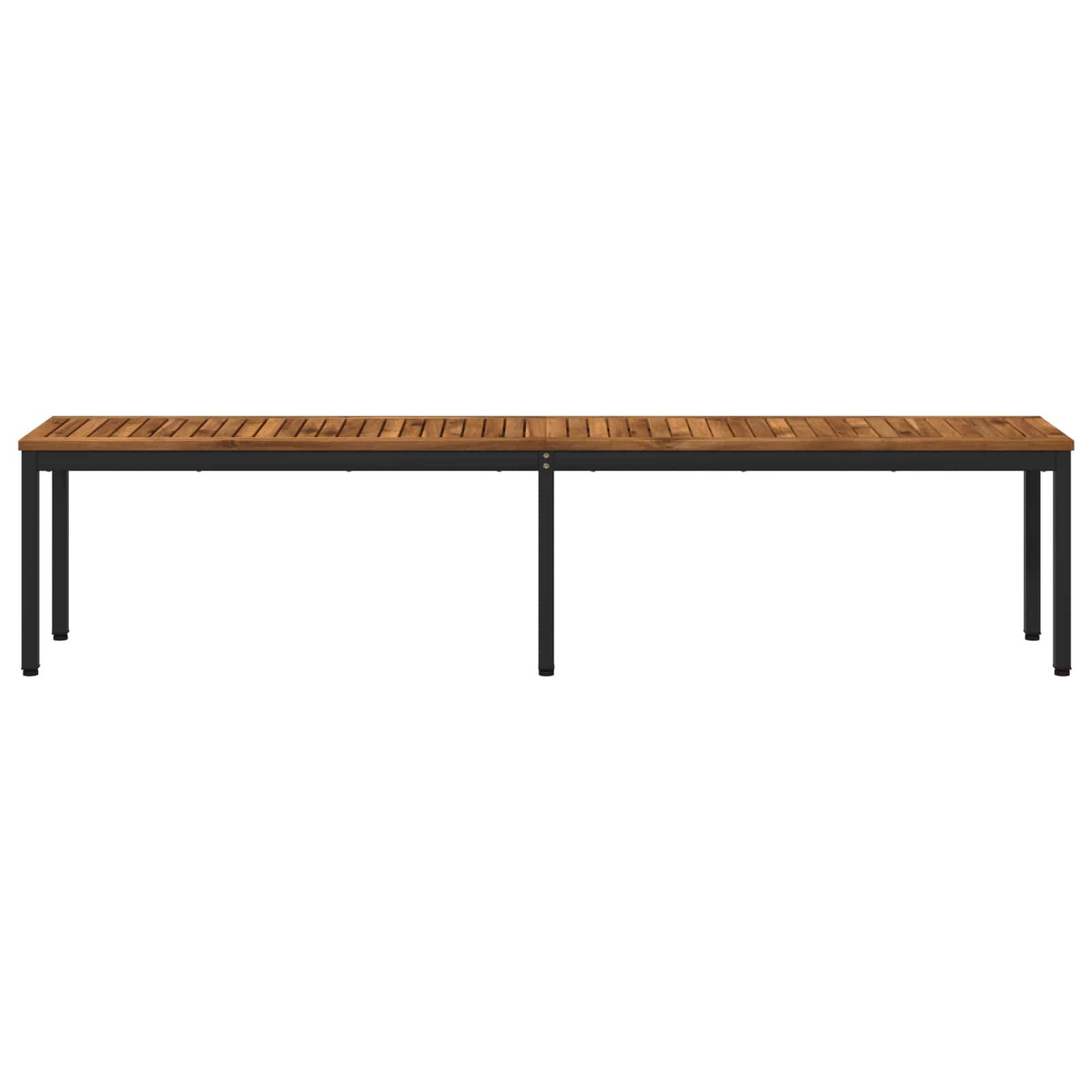 vidaXL Gartenbank Gartenbank 201 x 35 x 45 cm Massivholz Rechtwinklig (1-St)