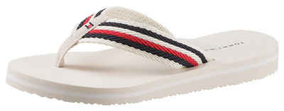 Tommy Hilfiger TOMMY ESSENTIAL COMFORT SANDAL Zehentrenner mit gestreiften Bandagen