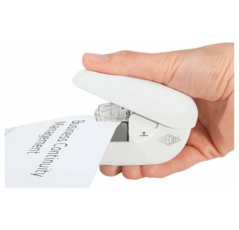 Thumbnail - Generic Hefter Wedo 1272000 Klammerloser Hefter Mini, bis 5 Blatt Papier, weiß