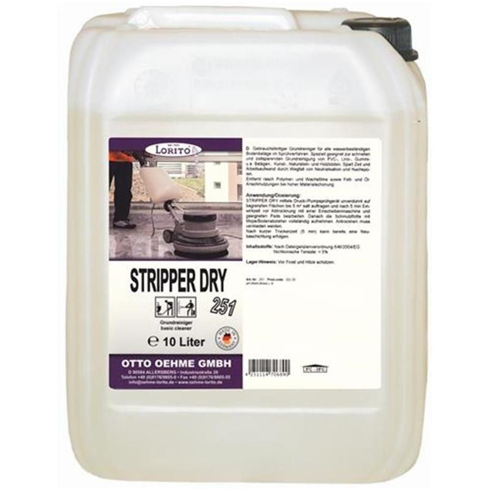 Lorito Lorito Stripper DRY Grundreiniger Schmutzlöser Schmutzbrecher Fussbodenreiniger