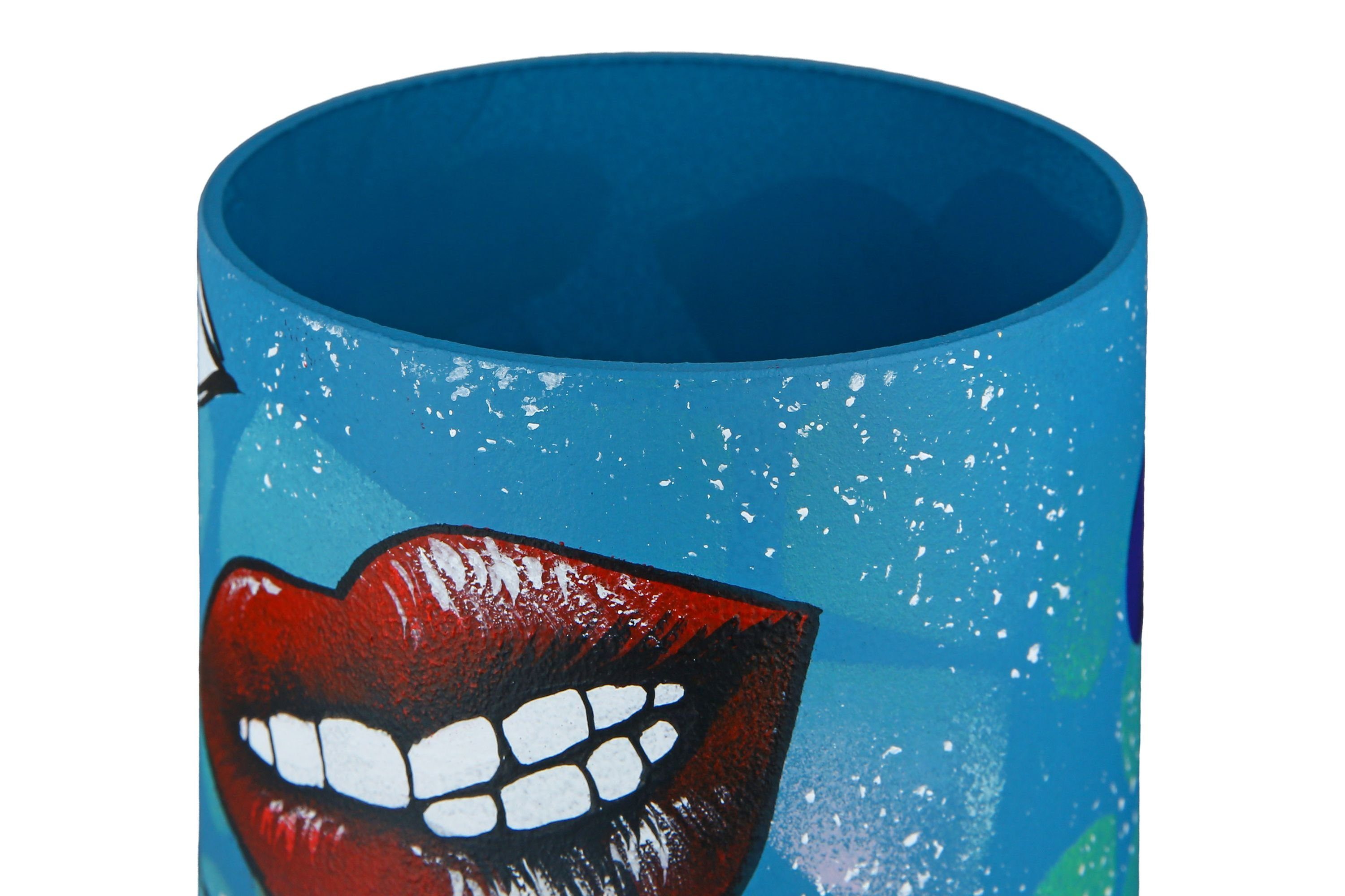 Street GILDE mehrfarbig H. 14,5cm - D. x Vase Art GILDE - Dekovase 49,5cm