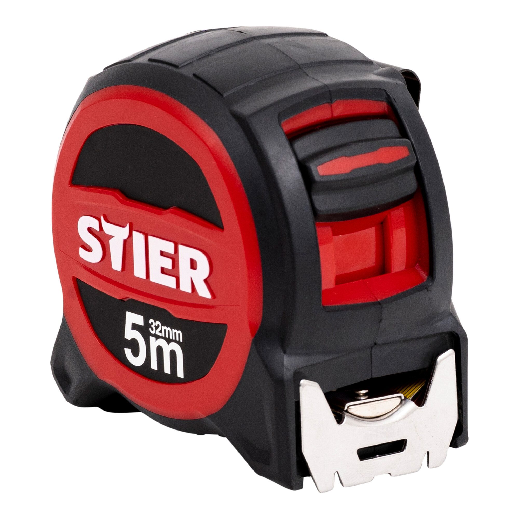 Stier Maßband STIER Premium Taschenbandmaß, 5 m x 32 mm, mit Magnet und Edelstahlh
