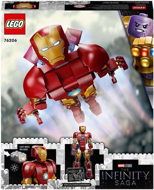 LEGO® Konstruktionsspielsteine Iron Man Figur (76206), LEGO® Marvel, (381 St)