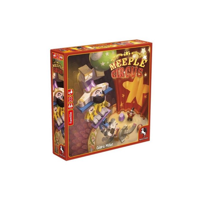 Pegasus Spiele Spiel 57022G - Meeple Circus 2-5 Spieler ab 8 Jahren (DE-Ausgabe)