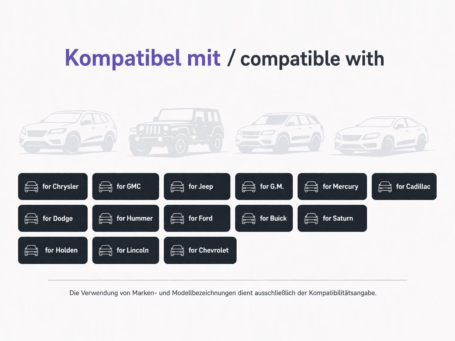 iCarsoft OBD2-Diagnosegerät US V4 OBD Scanner für Ford GM Chrysler & US-Modelle CAN-FD