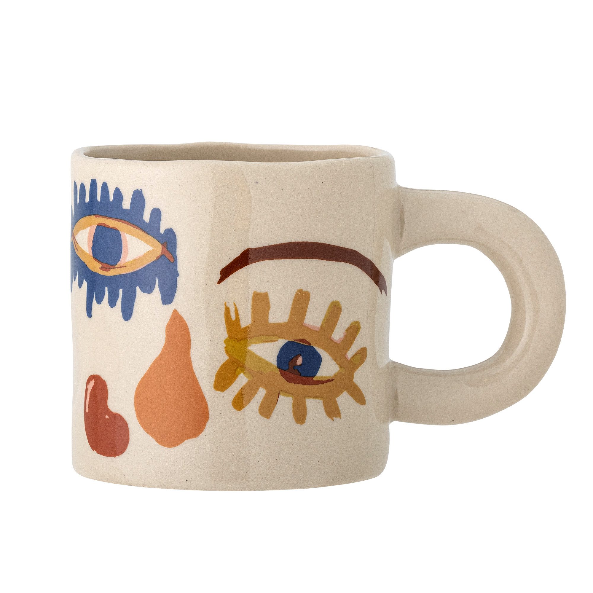 Bloomingville Tasse Bloomingville Horus Tasse, Orange, Steingut, 275 ml, Steingut