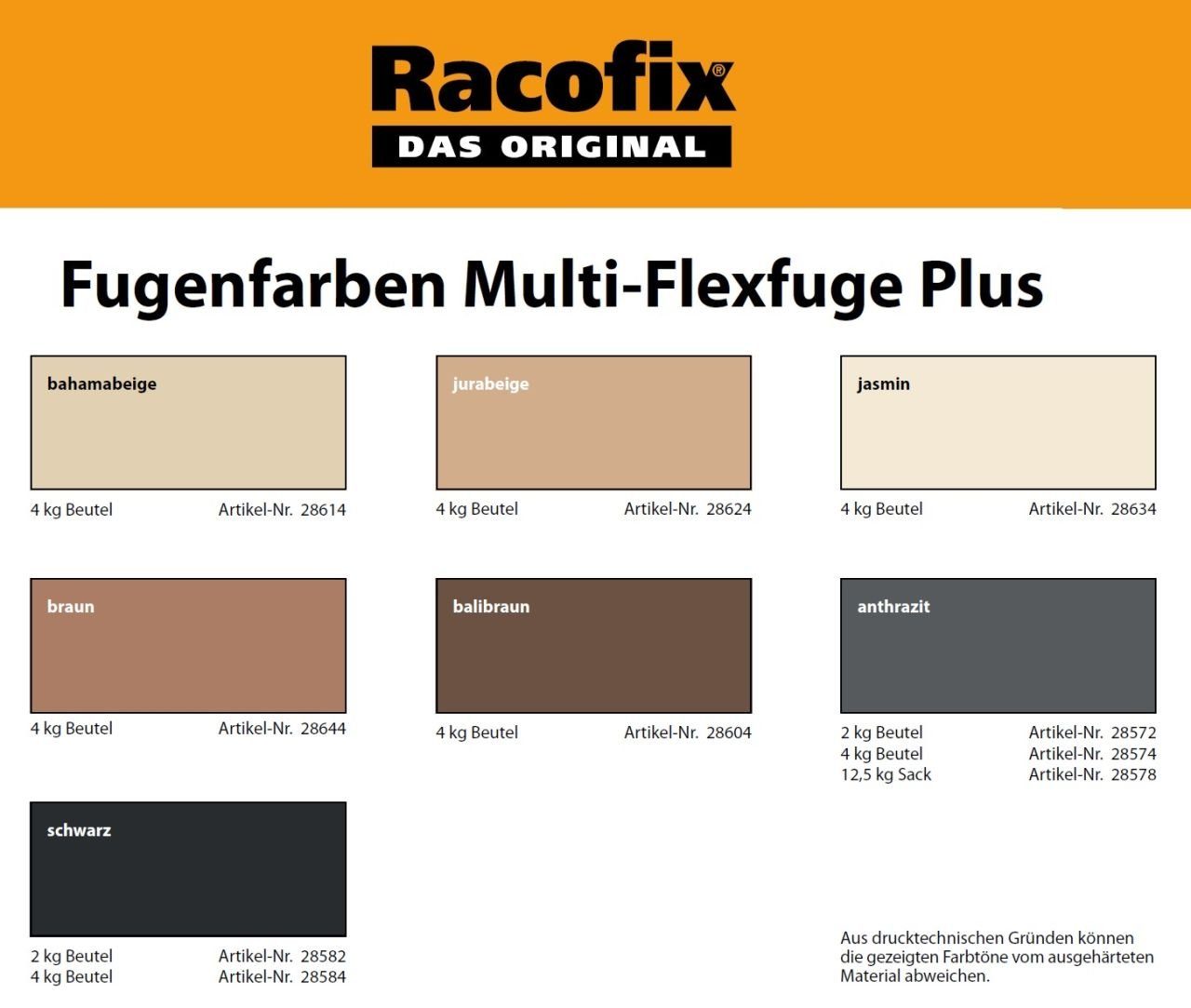 Aco Fugenmörtel Racofix Multi Flexfuge PLUS 2 - 12 mm bahamabeige