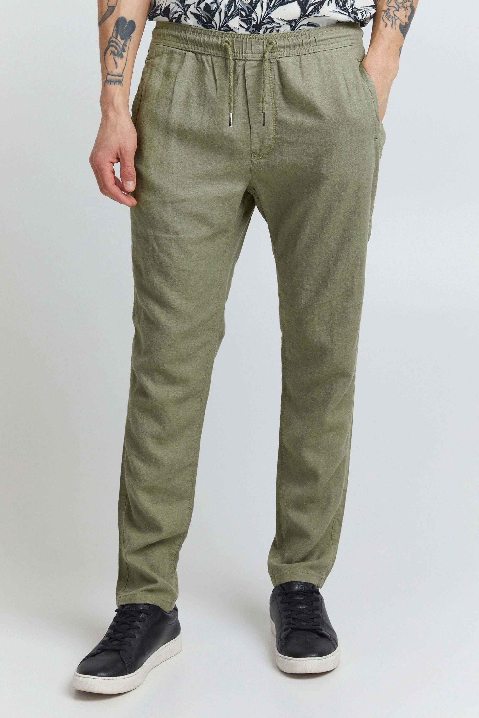 !Solid Leinenhose SDTaiz Stoffhose aus Leinenmix