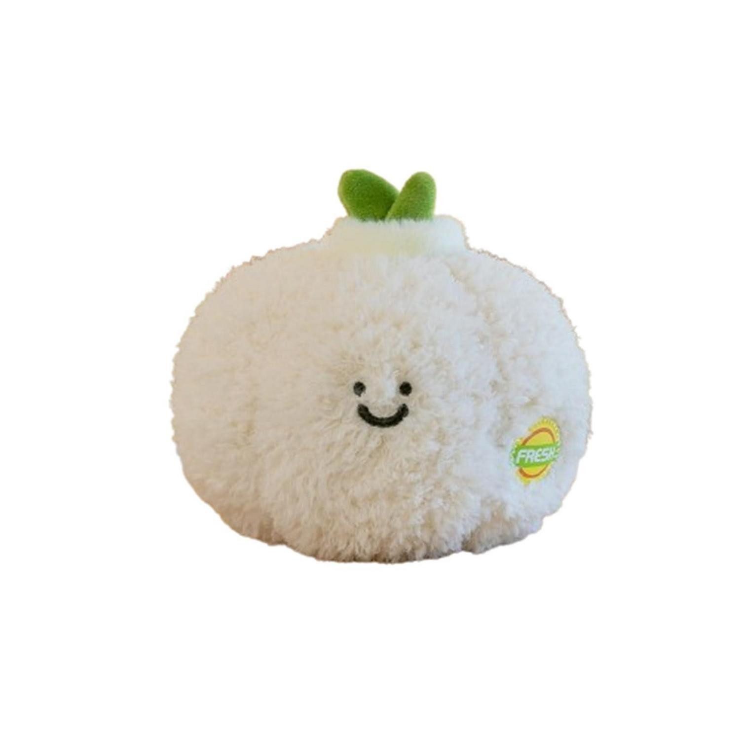 LuxusKollektion Kuscheltier Plüschtier Obst Gemüse Kuscheltier Mädchen Jungen 20 cm Knoblauch