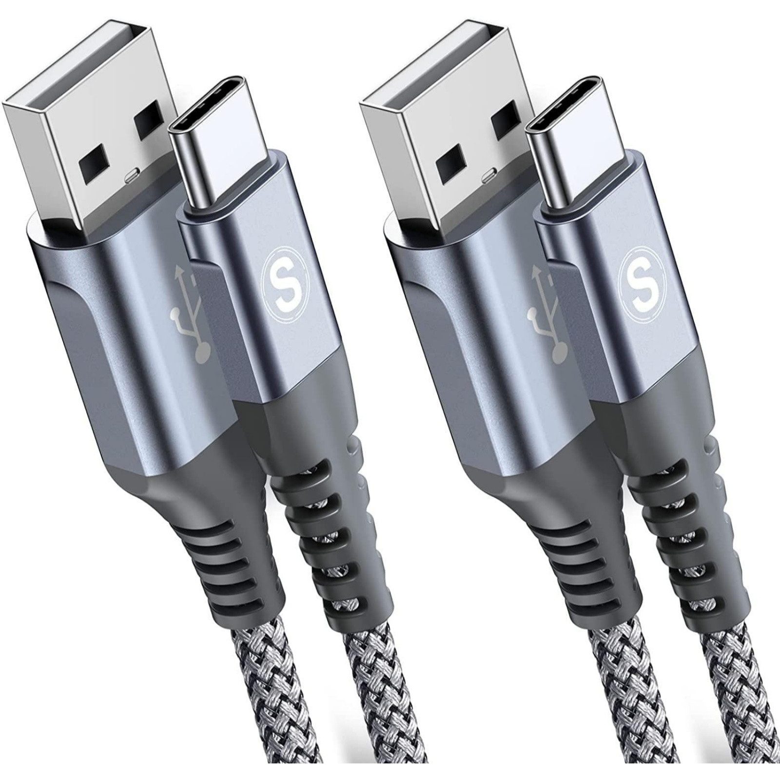 Bundviel 2er Set USB C Datenkabel SCHNELL Ladekabel Smartphone-Kabel magnetisches Ladekabel
