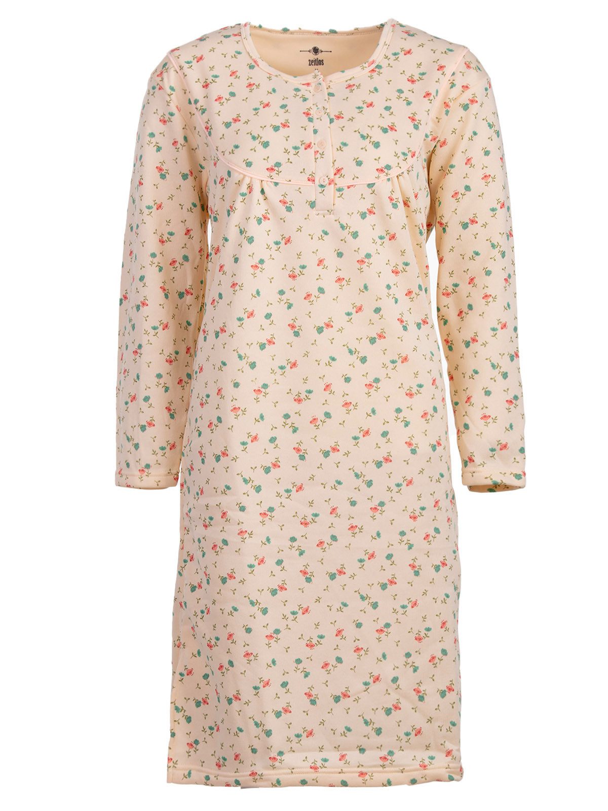 zeitlos Nachthemd Thermo Nachthemd - Blümchen günstig online kaufen