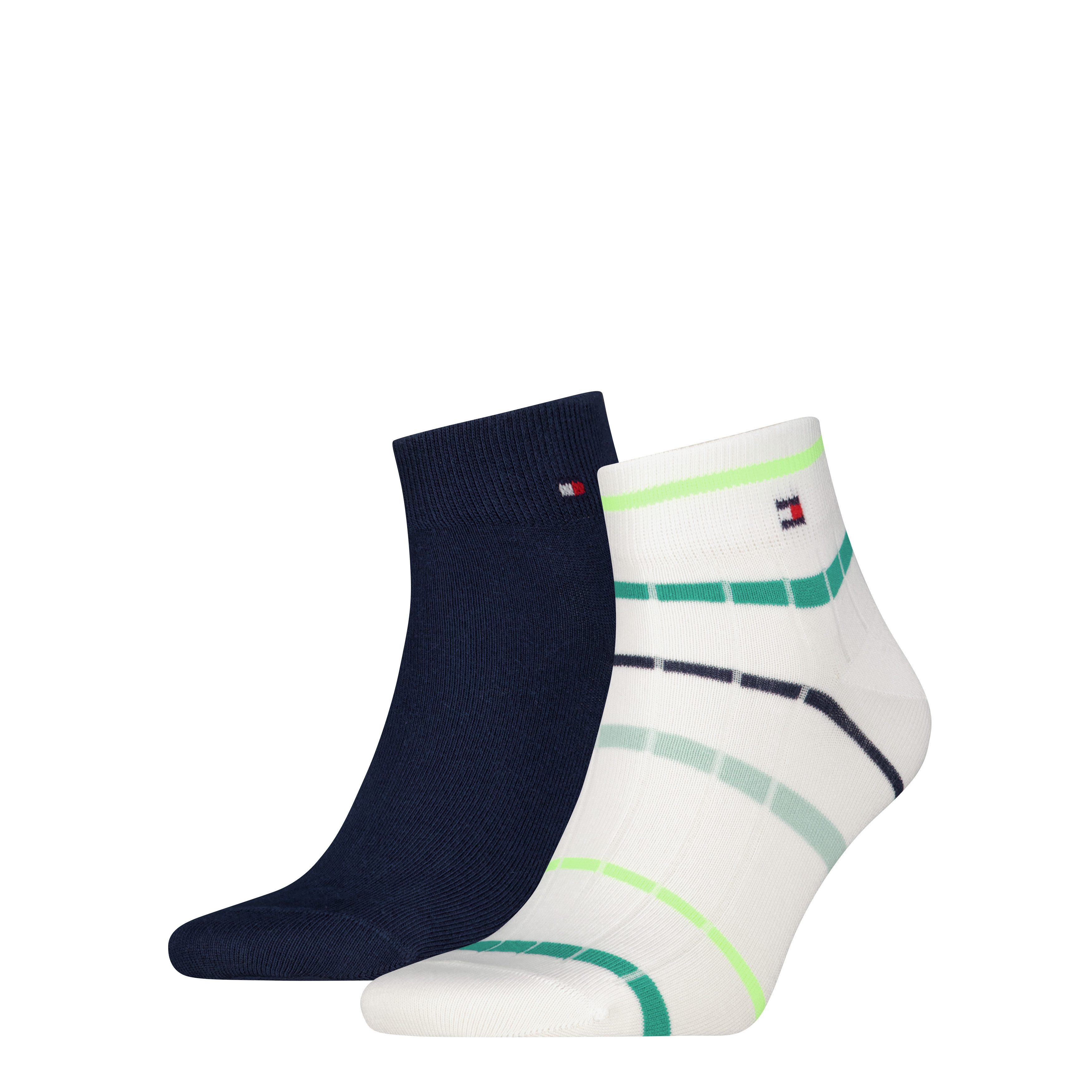 Tommy Hilfiger Kurzsocken TH MEN QUARTER 2P SUMMER BRETON (2 Paar)