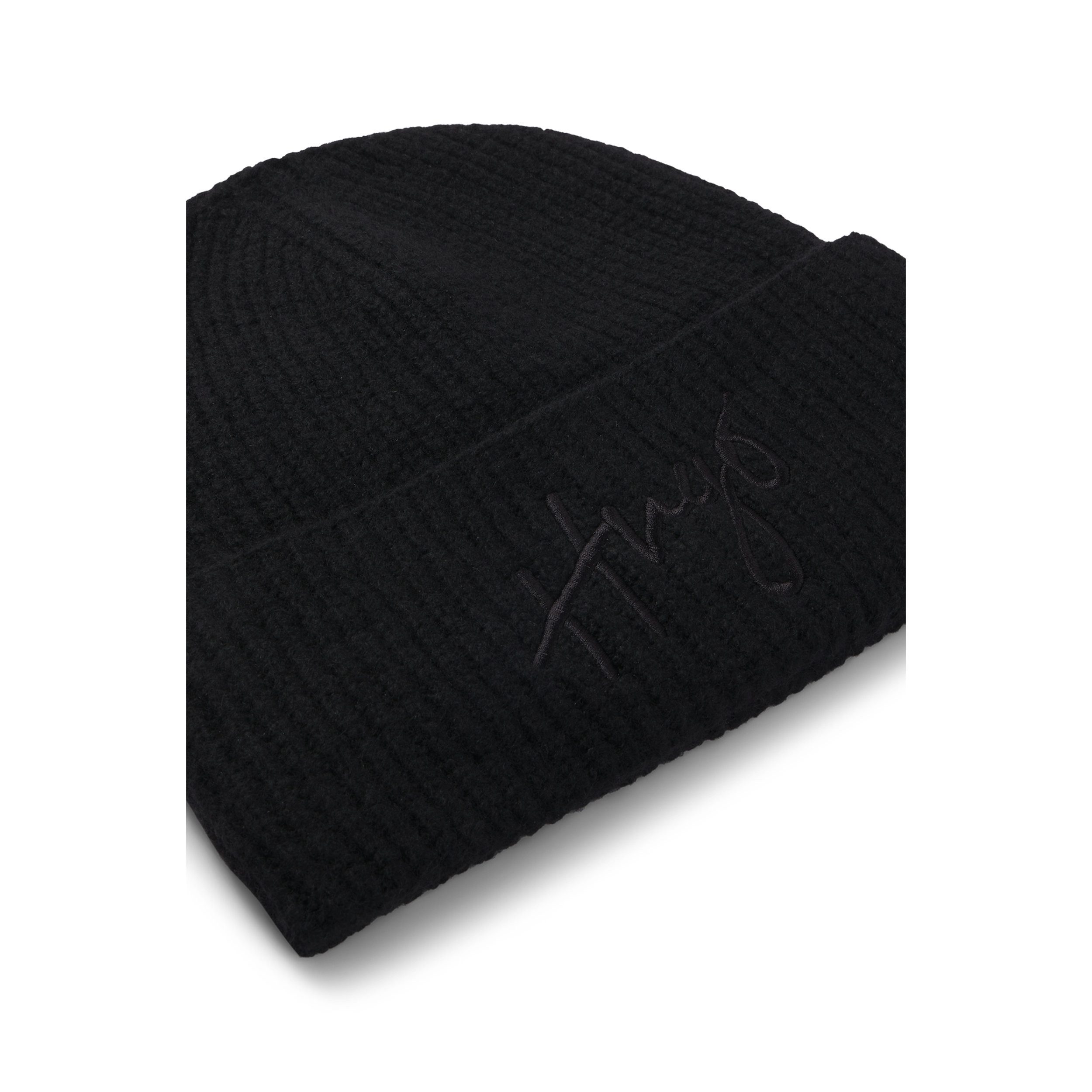 HUGO Strickmütze Socialy Hat (keine Angabe, 1-St)