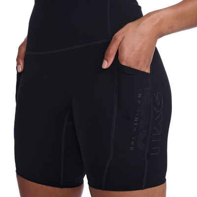 2xU Trainingsshorts Kompressionsshorts Form Stash Hi-Rise Bike Shorts (1-tlg) Hi-Rise Bund / leichte Kompression / zwei seitliche Taschen