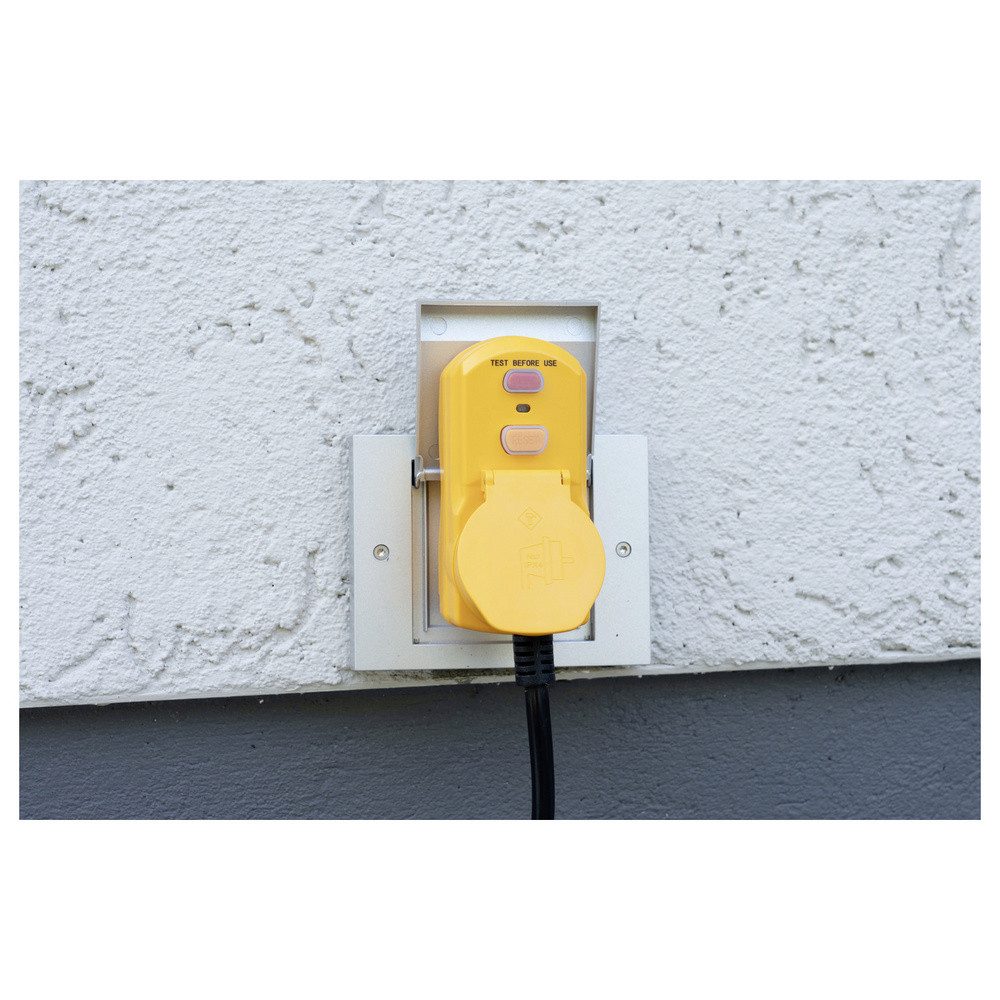 Brennenstuhl Personenschutzstecker Brennenstuhl 1290660 Personenschutz-Zwischenstecker PRCD 230 V Gelb I – Bild 5 von 5