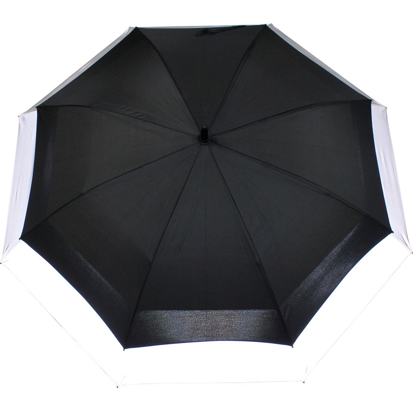 - reflektierend expandierender iX-brella XXL Langregenschirm schwarz-reflektierend mit Automatik, to Schirm Move