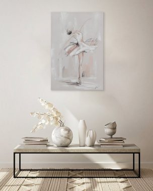 KUNSTLOFT Gemälde Vollendete Anmut 60x90 cm, Leinwandbild 100% HANDGEMALT Wandbild Wohnzimmer