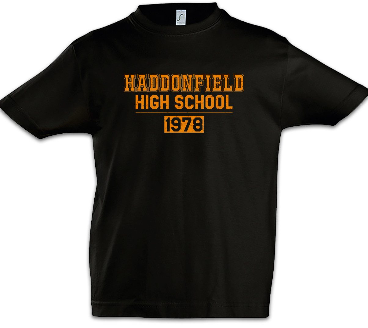 Print-Shirt Haddonfield High School Kinder T-Shirt Horror Halloween Slasher Mask