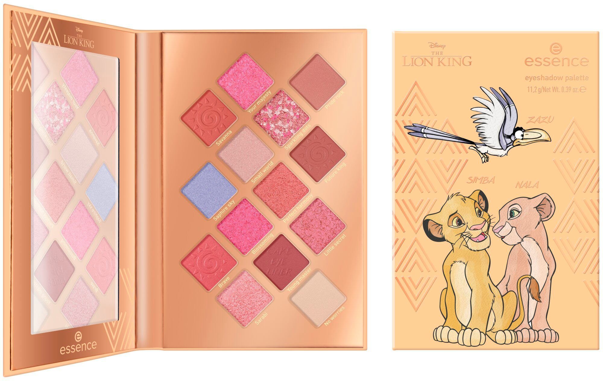 Essence Lidschatten-Palette Disney The Lion King eyeshadow palette, 14  hochpigmentierte Shades
