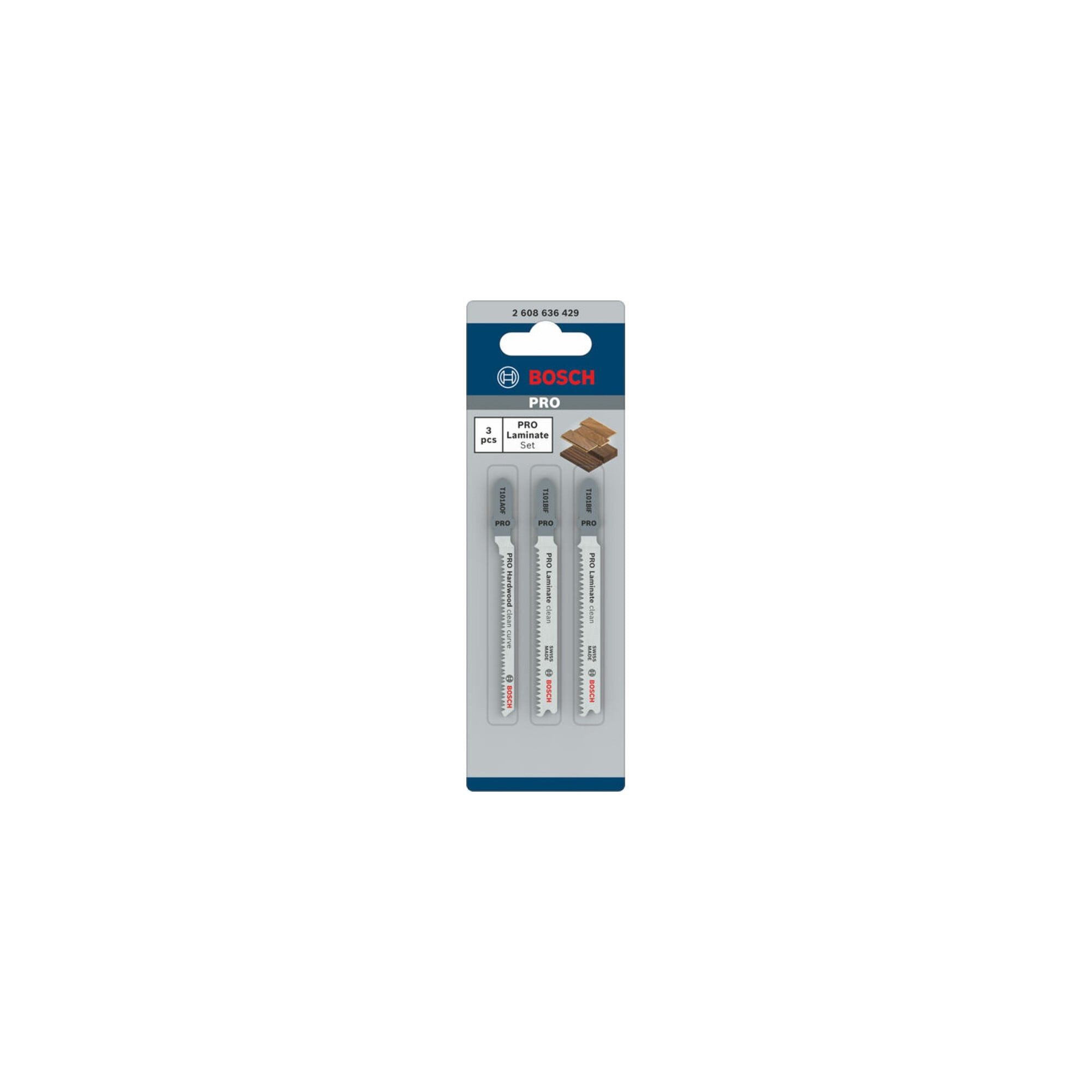 Bosch Professional Stichsäge Bosch Stichsägeblatt-Set Special for Laminate 3-teilig Einnockenschaft