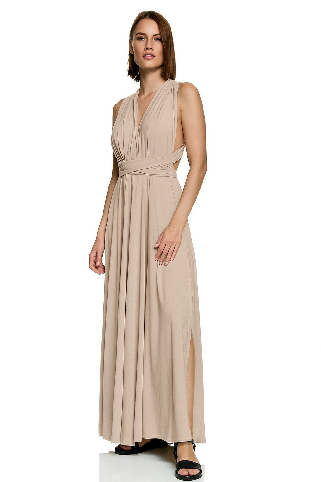 Abendkleid Worldclassca Abendkleid Partykleid Lang mit Schlitz Sommerkleid
