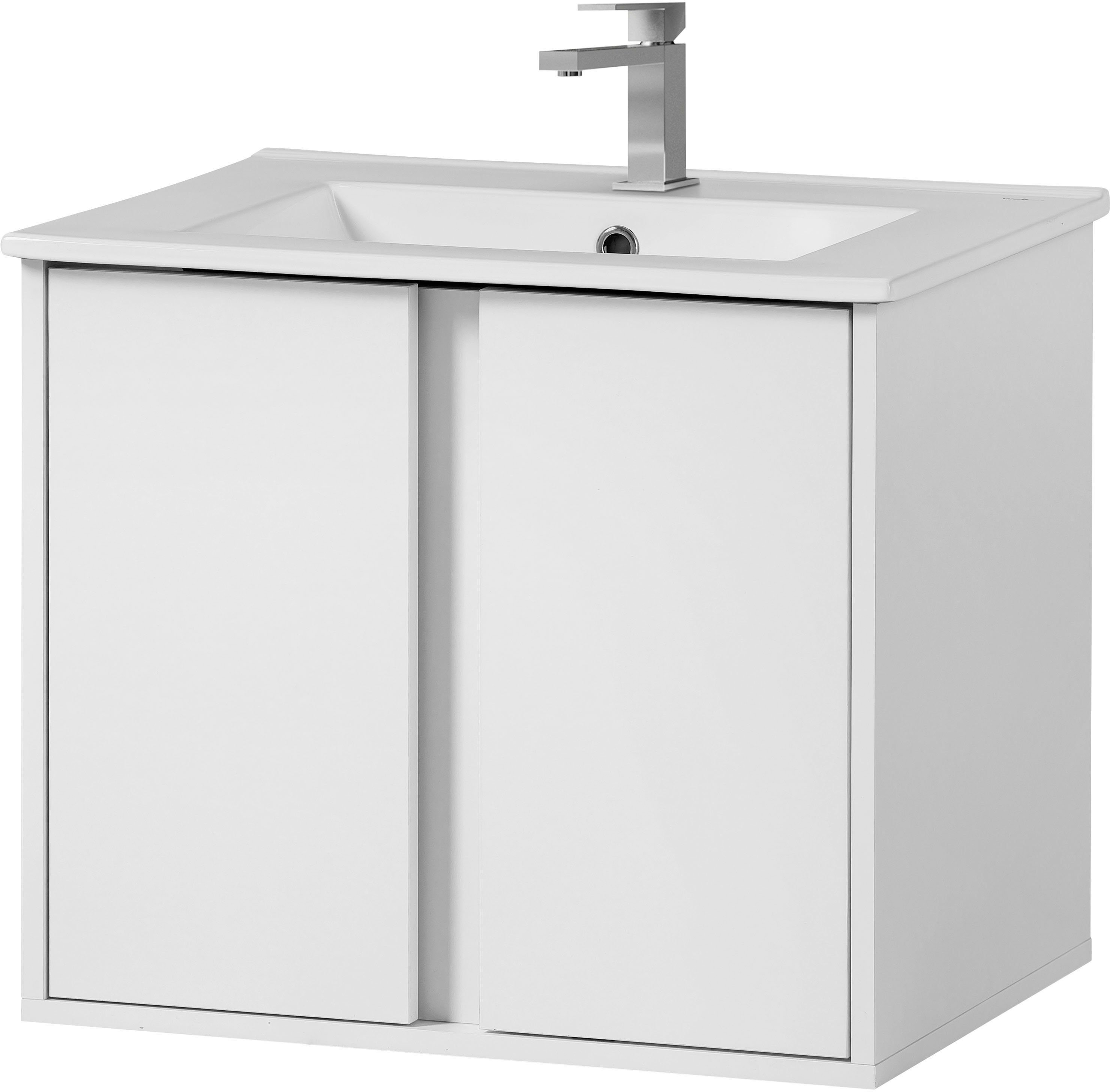 INOSIGN Waschtisch Dex (Komplett-Set), Badschrank, Badmöbel inkl. Раковини, 60 cm Breite