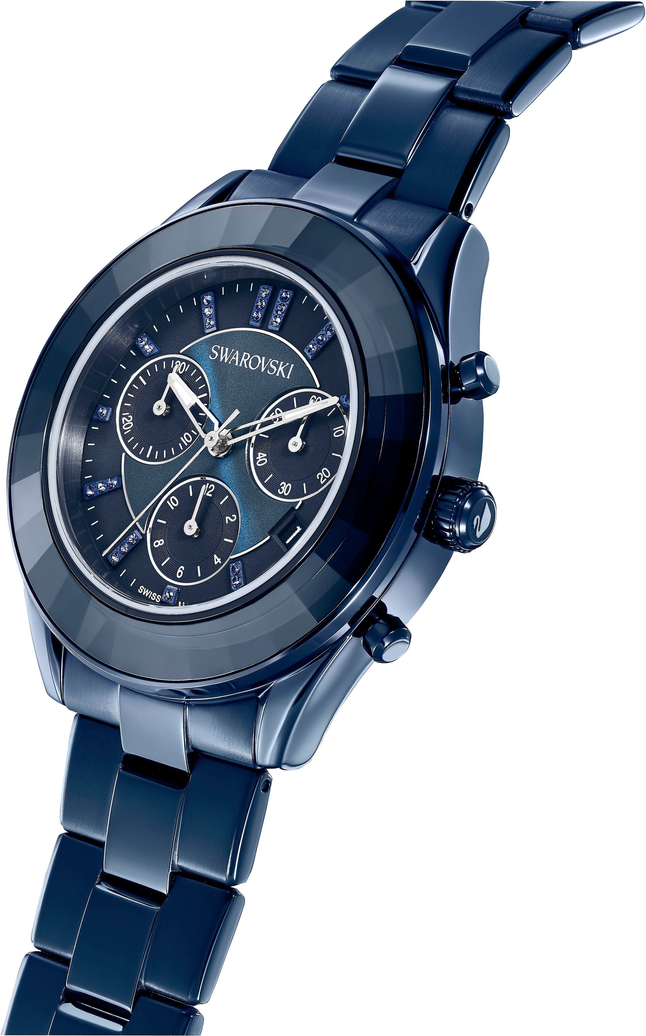 Swarovski Chronograph OCTEA LUX SPORT, blau 5610475