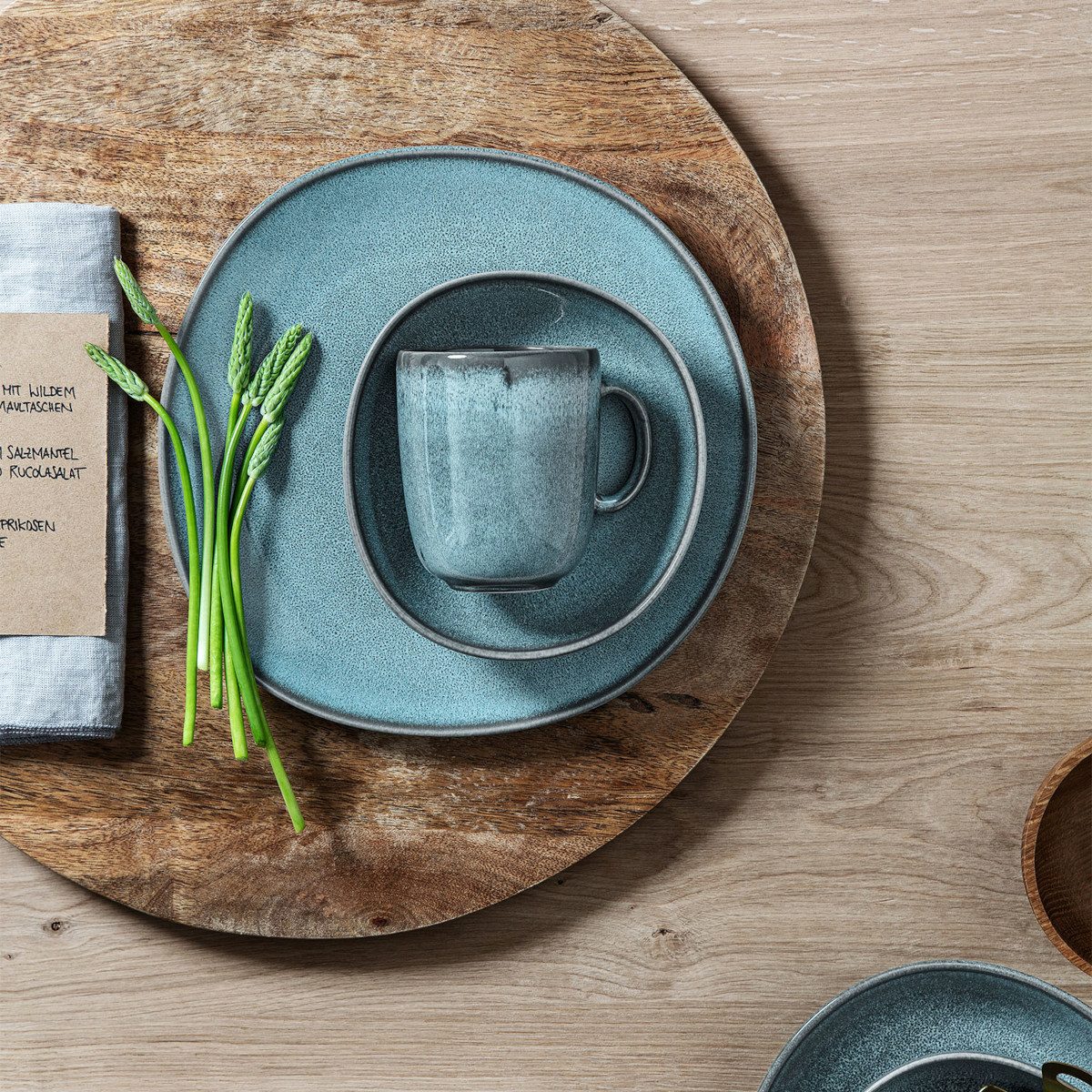 like. by Villeroy & Boch Tasse Lave glace Kaffeeuntertasse, Steingut