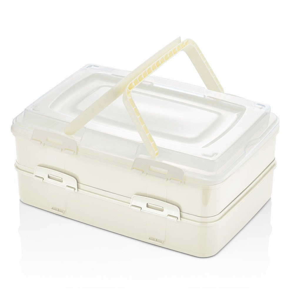 Herzberg Transportbehälter Partycontainer Transportbox Picknickbox Kuchenbox Muffinbox Kuchenbehä