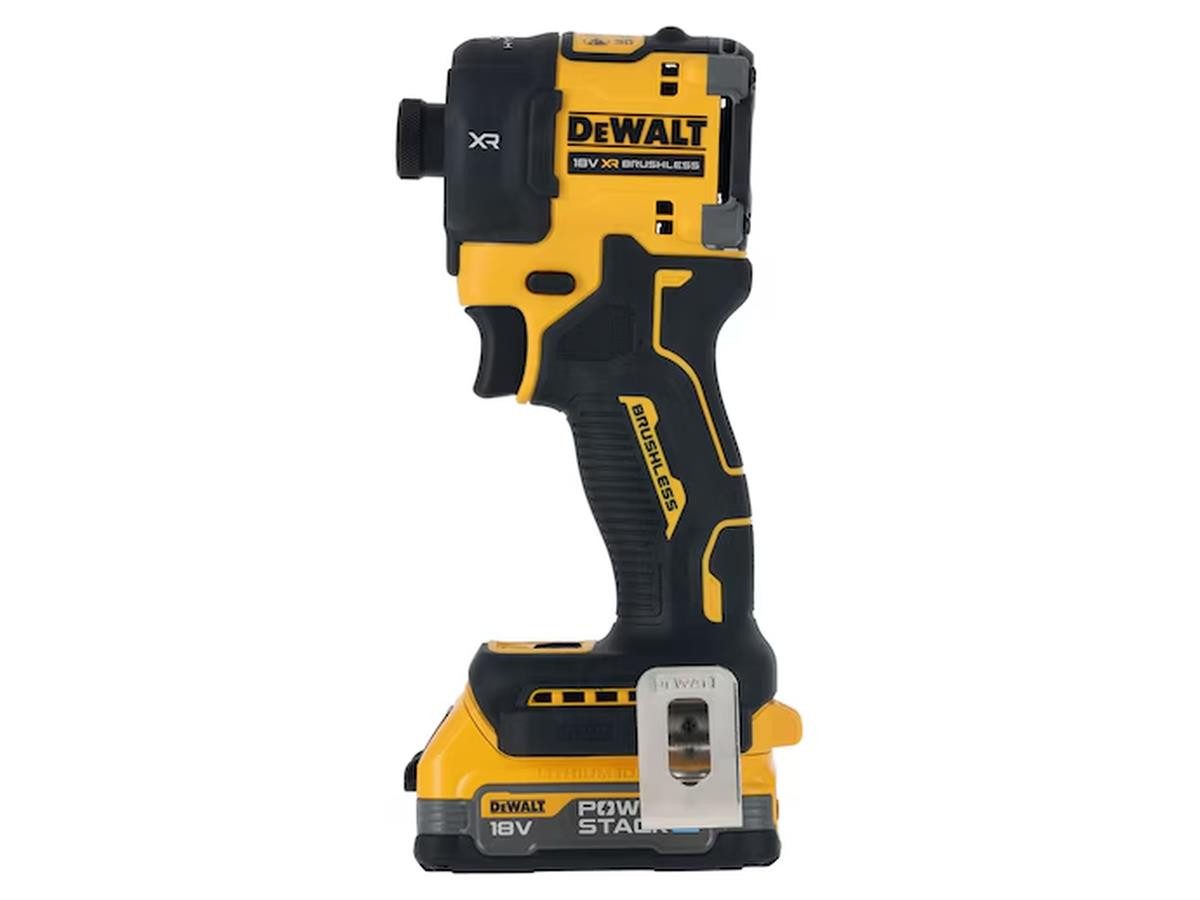 DeWalt Akku-Schlagschrauber Hydraulisch 1/4" 18V/1,7Ah, 56 Nm, (Akku-Schlagschrauber-Set mit 2 Akkus, Ladegerät und TSTAK-Systemkoffer)