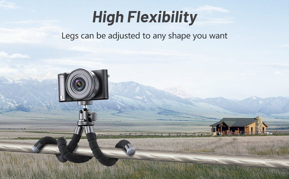 Kamerastativ kompatibel Reisestativ, drehbares für Diyarts (360° iPhone, tragbares Android)