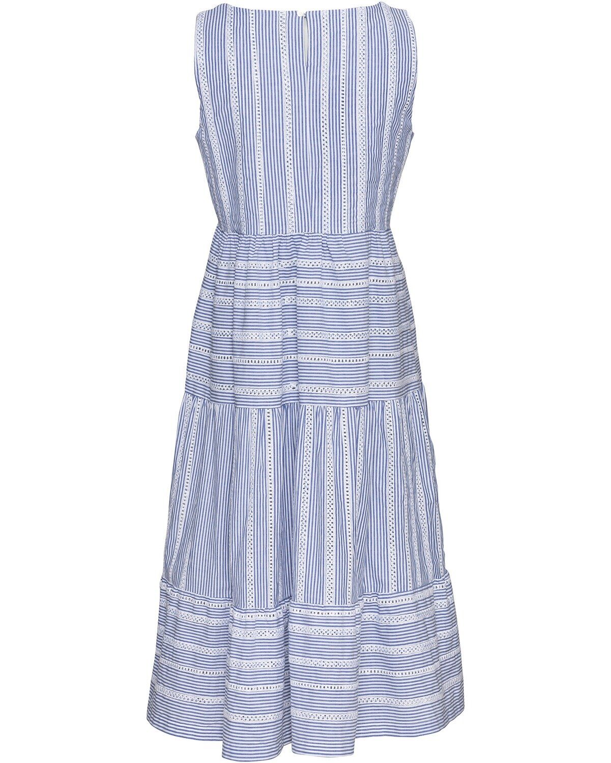 Blau Reitmayer Madeira-Kleid mit Stufen Trachtenkleid