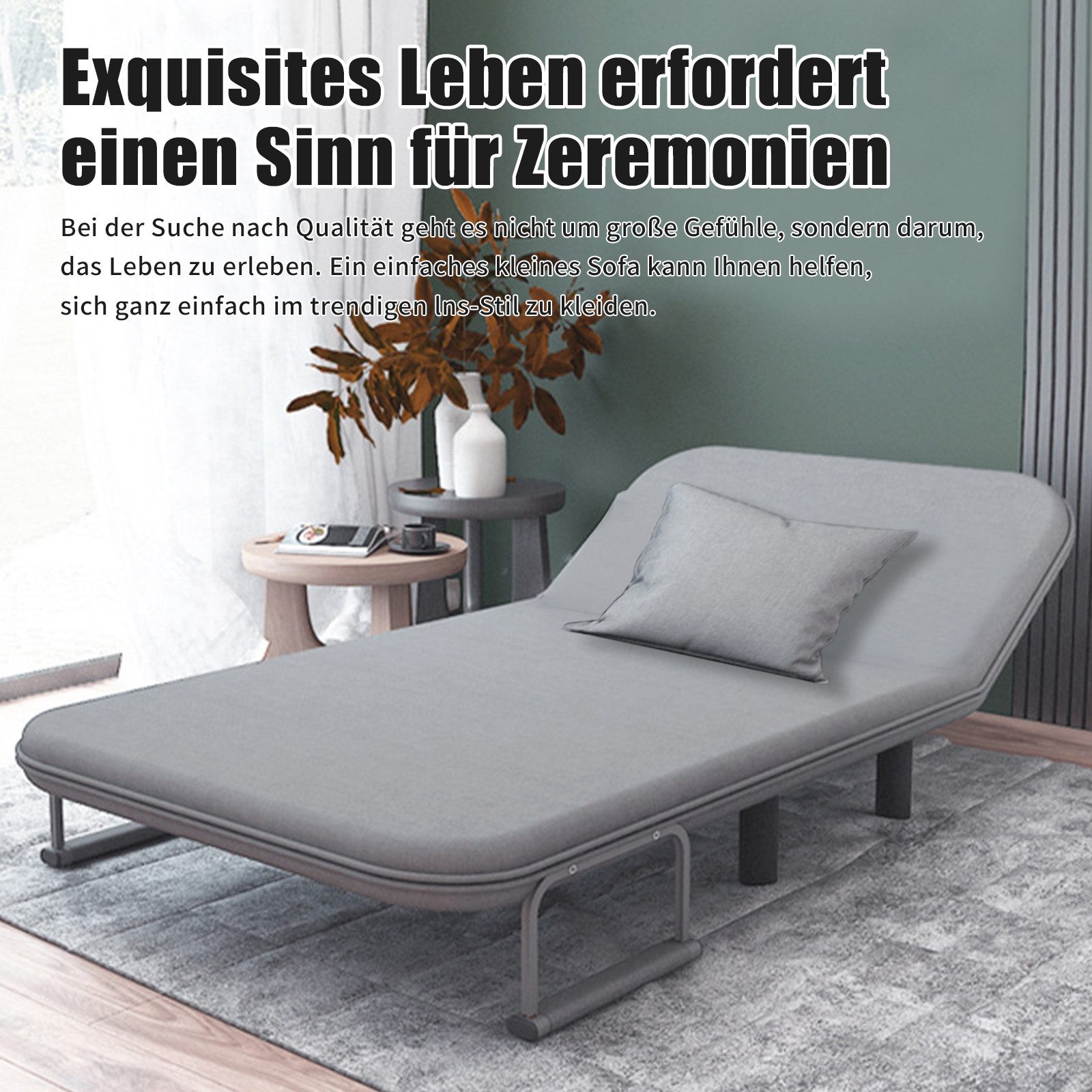 TWSOUL Schlafsofa Klappbares Schlafsofa, mit Armlehnen, günstig online kaufen