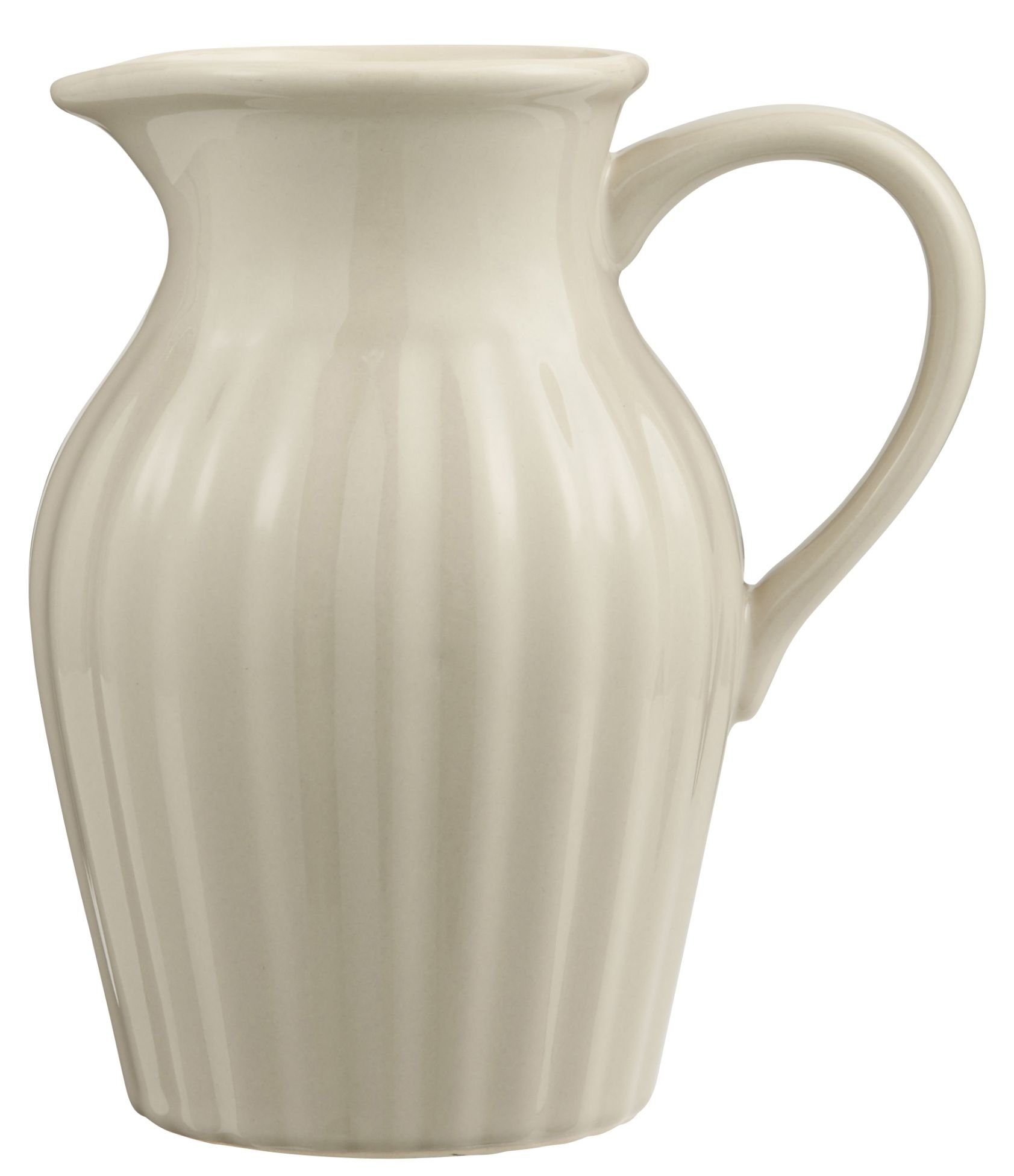 Ib Laursen Kanne Ib Laursen Krug Mynte 1,7l Keramik Kanne Vase 2077- Farbe: 01 - latte