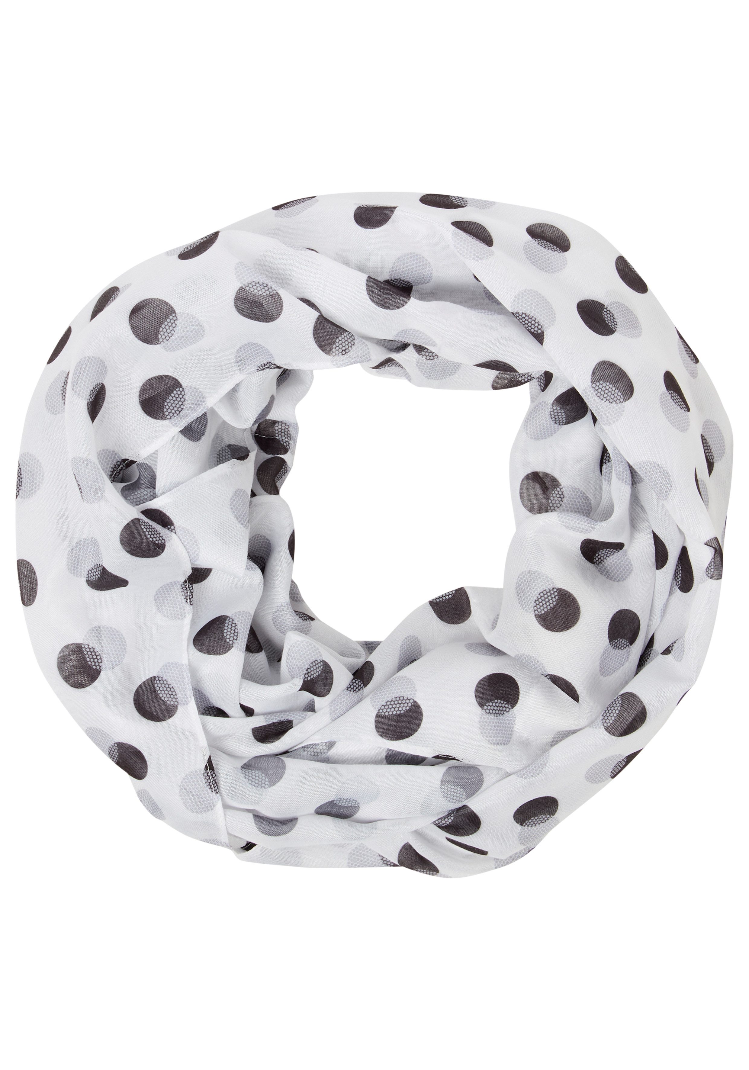 Laura Scott Loop, mit gepunktetem und bedrucktem Design, einlagige Webstruktur. € 24,99, (€ 24,99 pro 1 Stk).