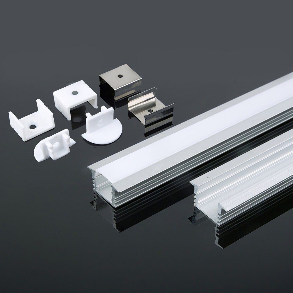 ENERGMiX LED-Stripe-Profil 2 Meter Alu Profile günstig online kaufen