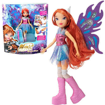 Winx Club Anziehpuppe Bloom Bling the Wings Puppe Winx Club Flügel mit Holo-Segmenten