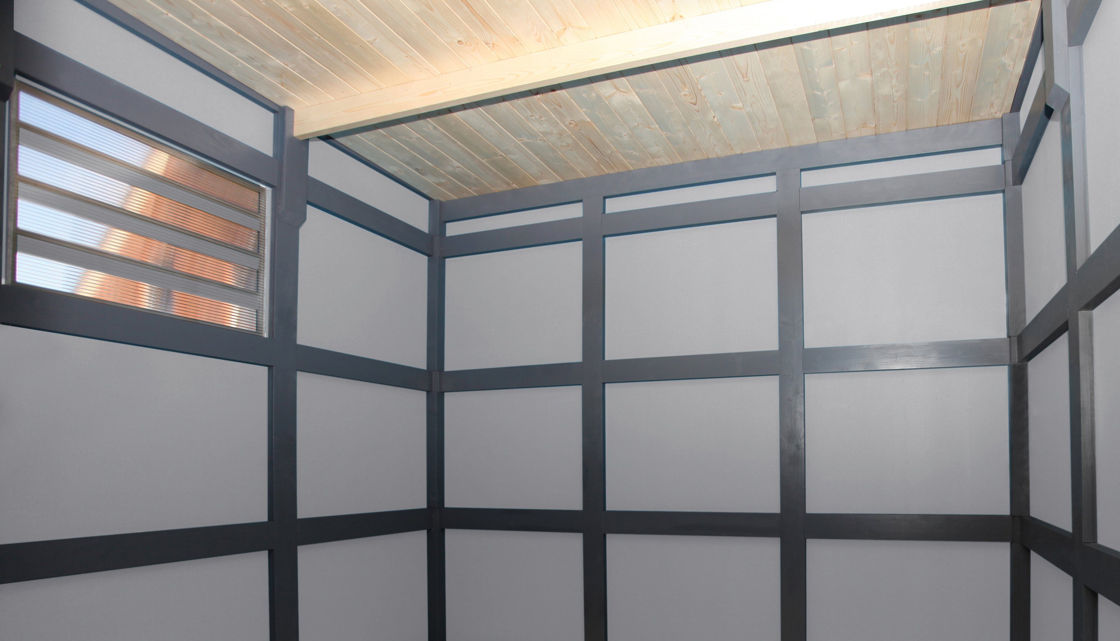 Skanholz Gartenhaus CrossCube Perth 3, BxT: 253x253 cm