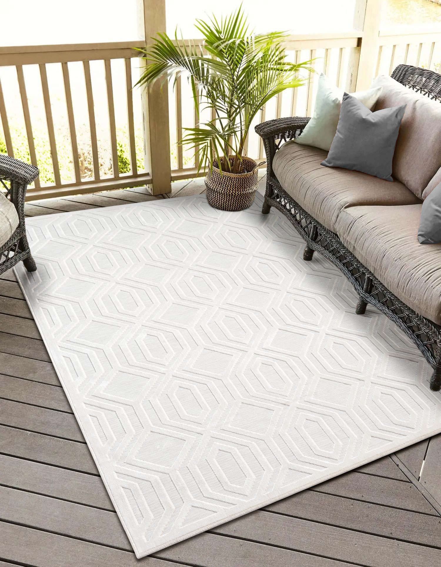 Wohnando Teppich MY-RUG Outdoor-Teppich "Elaria" 150x80 günstig online kaufen