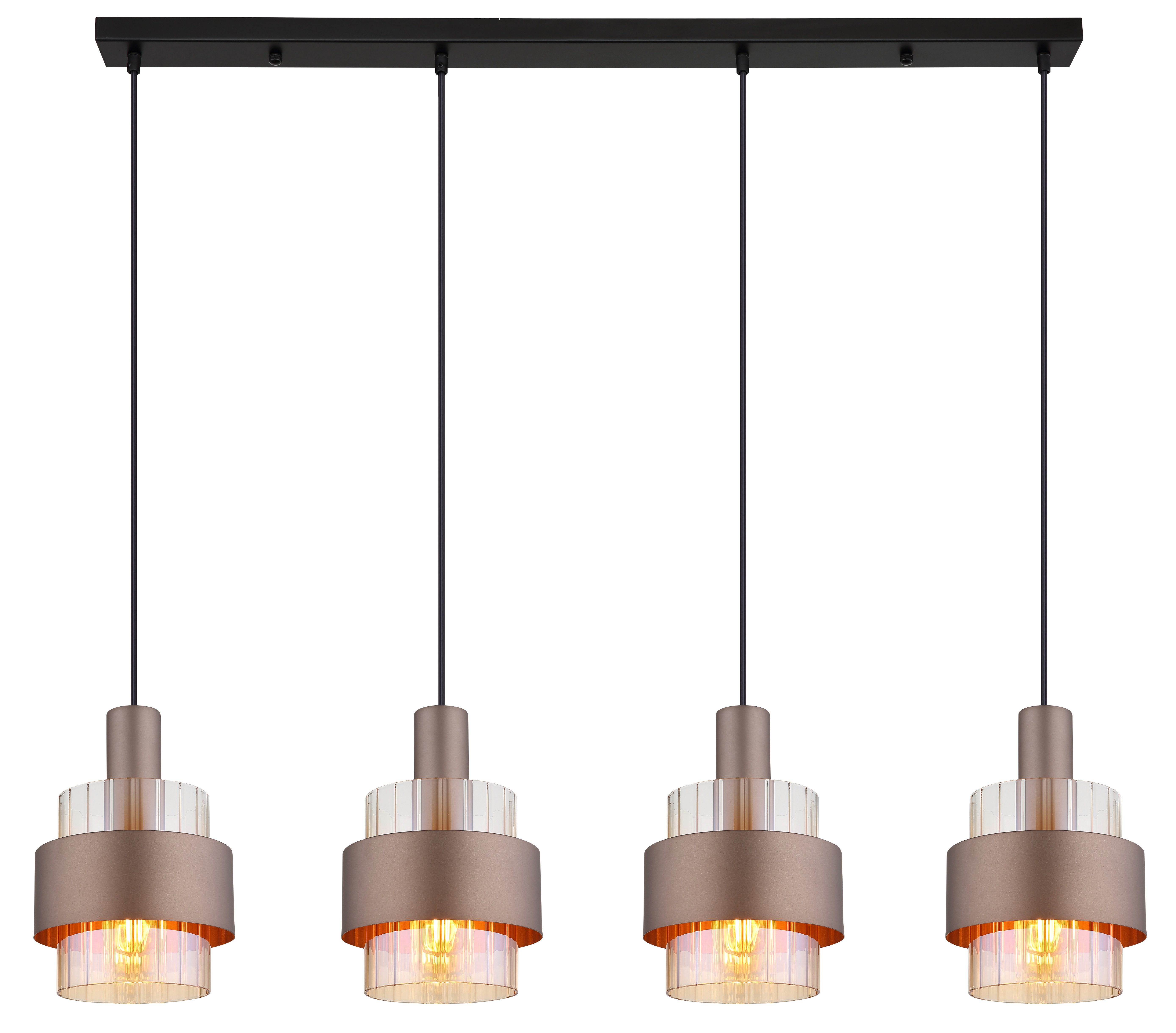 GLOBO LIGHTING Hängeleuchte MILLEY, ohne Leuchtmittel, Hängelampe/Pendelleuchte/Esszimmer/Wohnzimmer/Esstisch