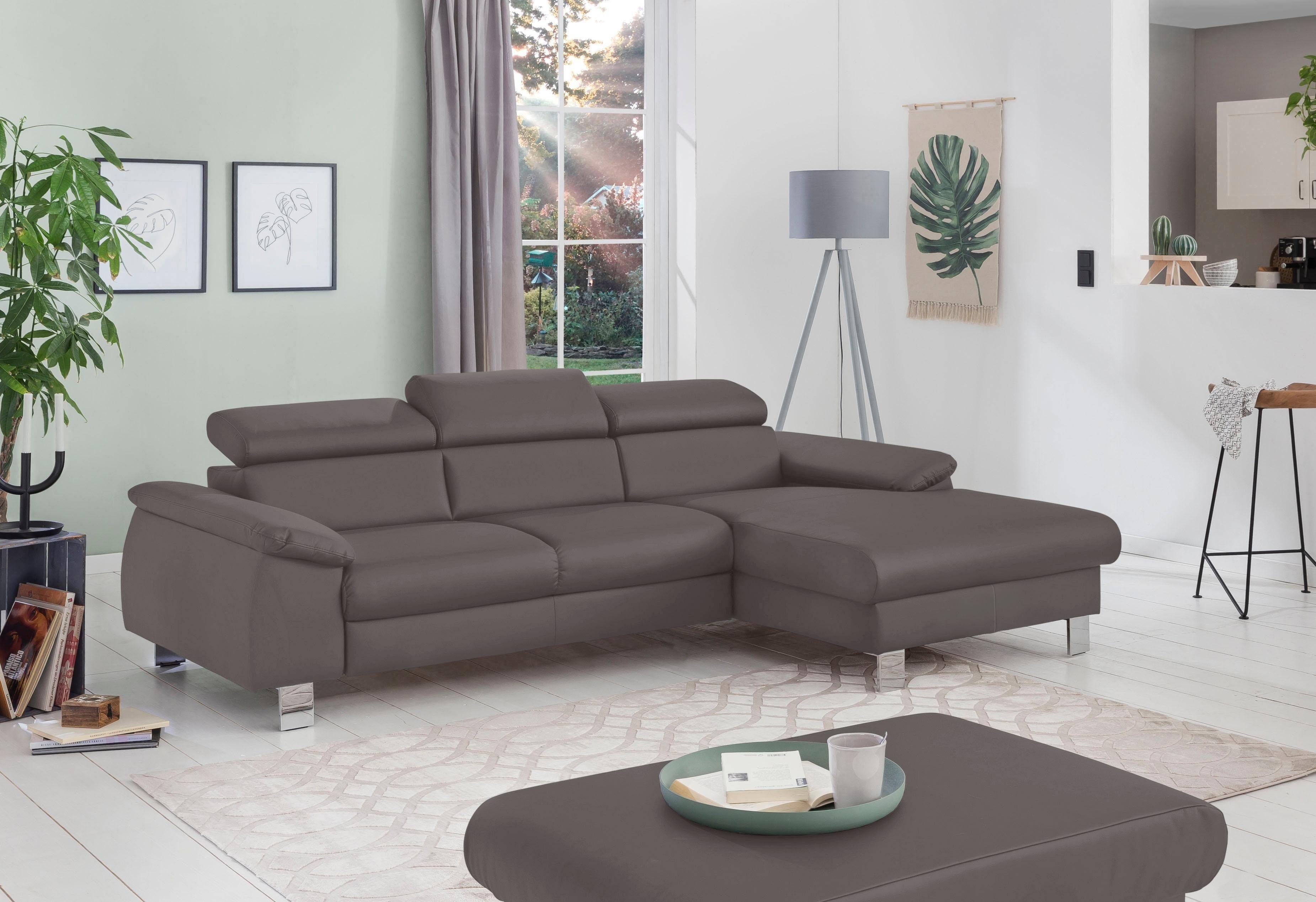 COTTA Polstergarnitur Komaris L-Form, (Set), Set bestehend aus: Ecksofa mit günstig online kaufen