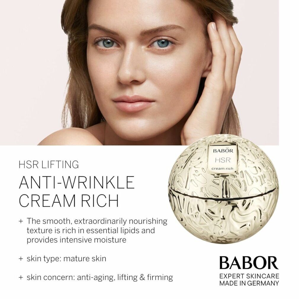 Babor Tagescreme Haut cream for mature and dry Haut HSR Lifting (Cream Rich) 50ml